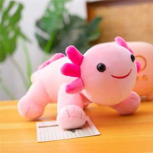 30cm Kawaii Axolotl Plushie Toys Cute Cartoon Salamander Doll Soft Stuffed Animal Plushie Toy Baby Pillow 2.jpg 640x640 2 - Axolotl Plush