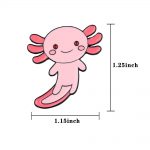 Axolotl Enamel Pin Brooches on Clothes Christmas Gift Jewelry Animal Accessories Cute Stuff Lapel Pins for 2 - Axolotl Plush
