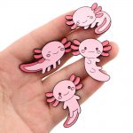 Axolotl Enamel Pin Brooches on Clothes Christmas Gift Jewelry Animal Accessories Cute Stuff Lapel Pins for 5 - Axolotl Plush